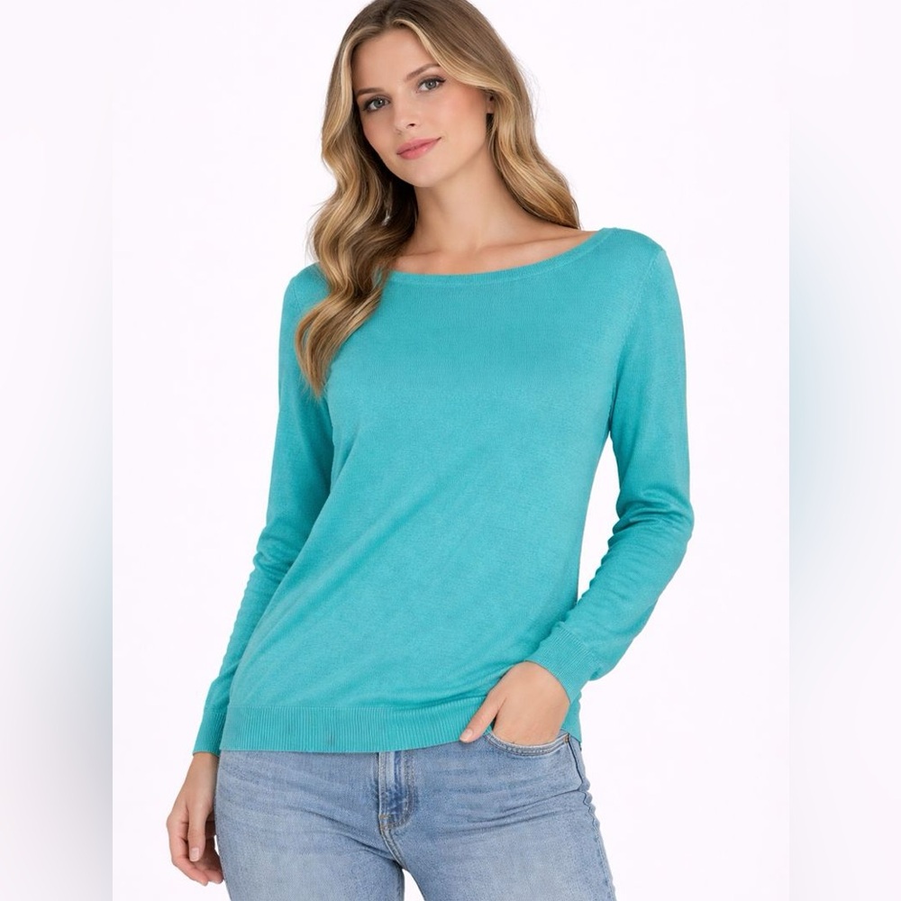Vintage Silk‎ Boatneck Sweater Victoria’s Secret NWOT